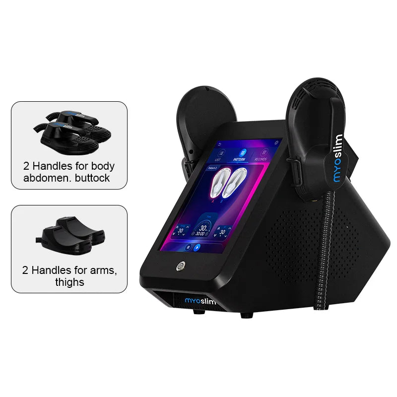 Nueva máquina de esculpir RF MYOslim EMS, dispositivo masajeador para esculpir el cuerpo, dispositivo electromagnético para adelgazar grasa, estimulación muscular