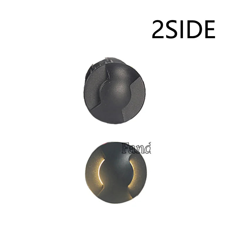 3W 5W  LED Garden Light IP67 AC110V220V DC12V Spotlights Outdoor Recessed Underground Lamp Floor Landscape Lighting 42/52/62MM