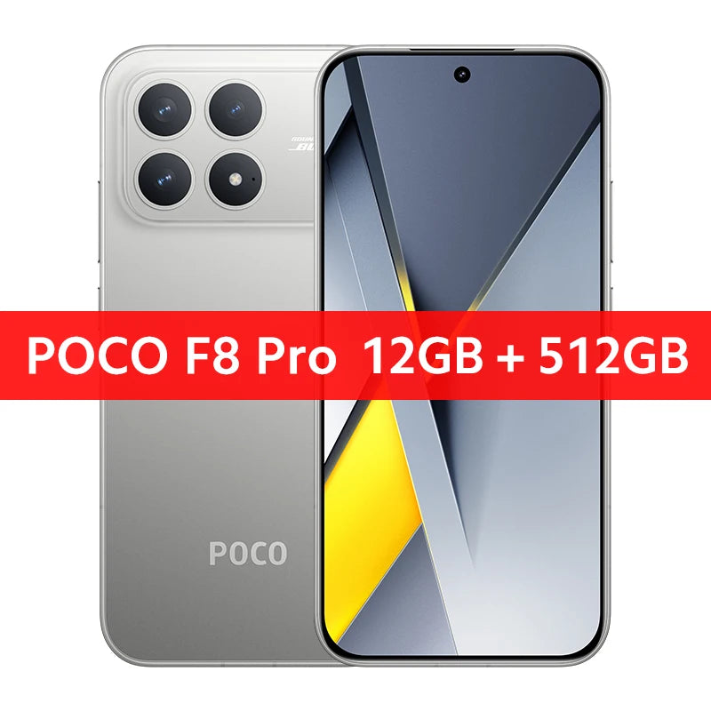 Smartphone POCO F8 Pro 5G versión global®8 Elite pantalla AMOLED 120Hz POCO HyperRGB 50MP 6210mAh