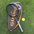 Raqueta de tenis profesional, fabricada íntegramente en fibra de carbono, para adultos, ligera, ideal para competiciones, portátil y resistente, equipo deportivo.