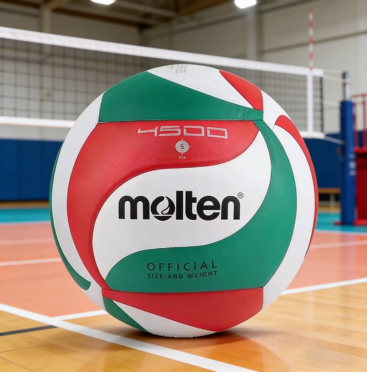 Balón de Voleibol Molten V5M2700/V5M5000/V5M4500 Talla 5, Balones Estándar de Alta Calidad para Partidos en Interiores y Exteriores, Entrenamiento Deportivo para Adultos