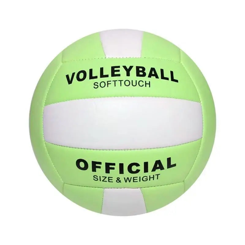 1 pelota de voleibol de tamaño 5, suave, para interiores y exteriores, para juegos, entrenamiento en gimnasio, playa, para principiantes, adolescentes, deportes.