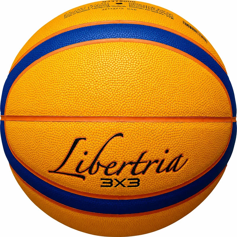 Balón de Baloncesto 5000 3x3 PU con Certificación Oficial, Balón de Competición Estándar, Balón de Entrenamiento para Hombres y Mujeres, TAMAÑO 7