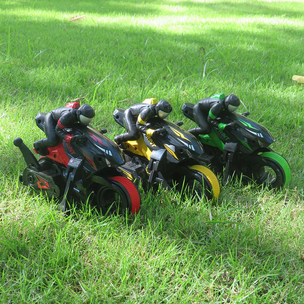 Y09 RC Motorcycle Rc Cars Self-stable Balance Standing Competitive Racing Drift Stunt Electric Motorcycle Toys for Kids Children