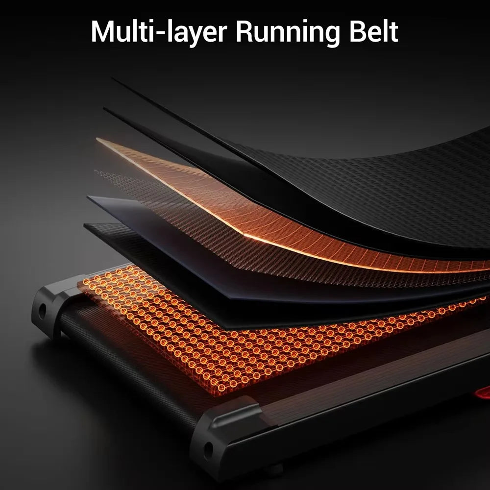 Caminadora plegable de 3,0 CV con inclinación del 15 %, velocidad de 14 km/h, controles inteligentes en el pasamanos, sensor de frecuencia cardíaca, doble sistema de absorción de impactos y banda de 5 capas para ejercicios