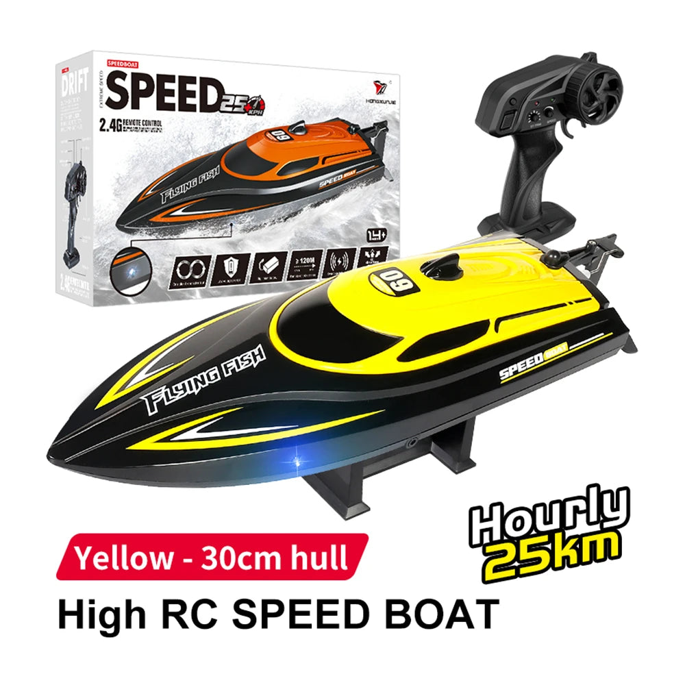 9IMOD RC Boat HJ812 High Speed Racing Boat 25KM/H 2.4G Remote Control Speedboat