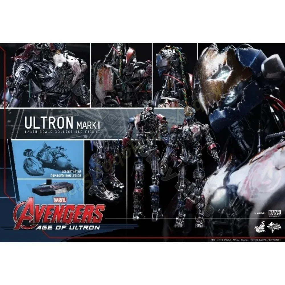 In Stock Hot Toys Marvel Avengers Age of Ultron MK1 Battle Damaged Soldier MMS292 1/6 Scale Action Figure Authentic Collectible