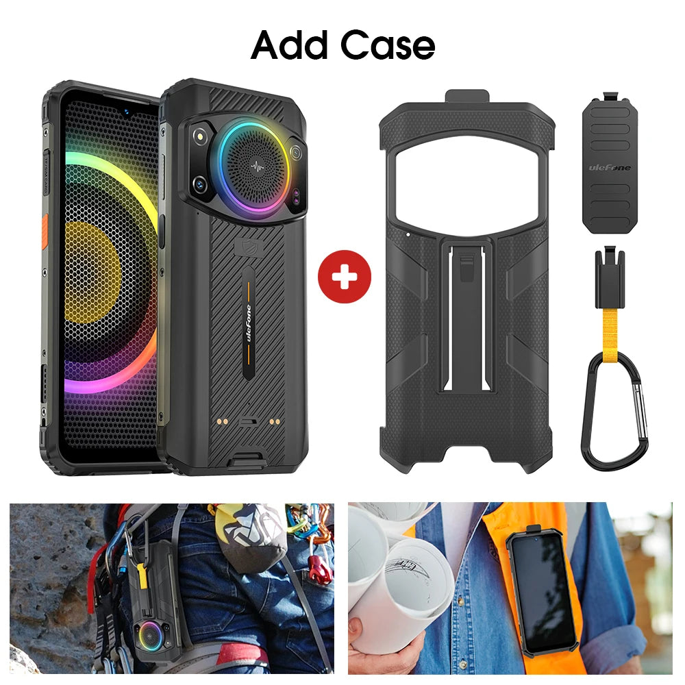 Teléfono resistente Ulefone Armor 21, 16 GB de RAM, 256 GB de ROM, smartphone Android, teléfono móvil G99, 64 MP, 9600 mAh, versión global 4G