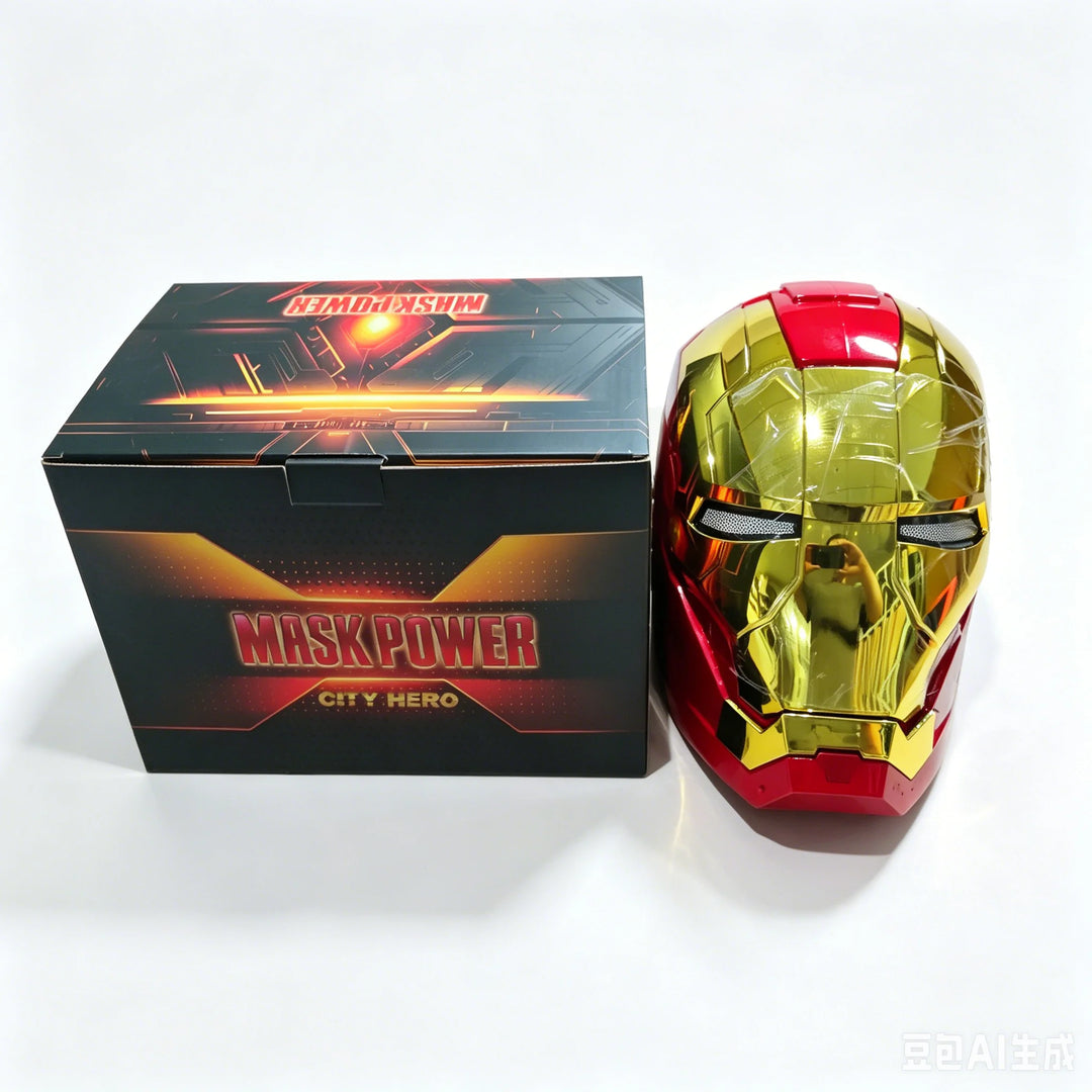Máscara de Iron Man 2026, Réplica 1:1, Casco Eléctrico con Control por Voz, Modelo para Adultos, Juguete, Regalo de Cumpleaños