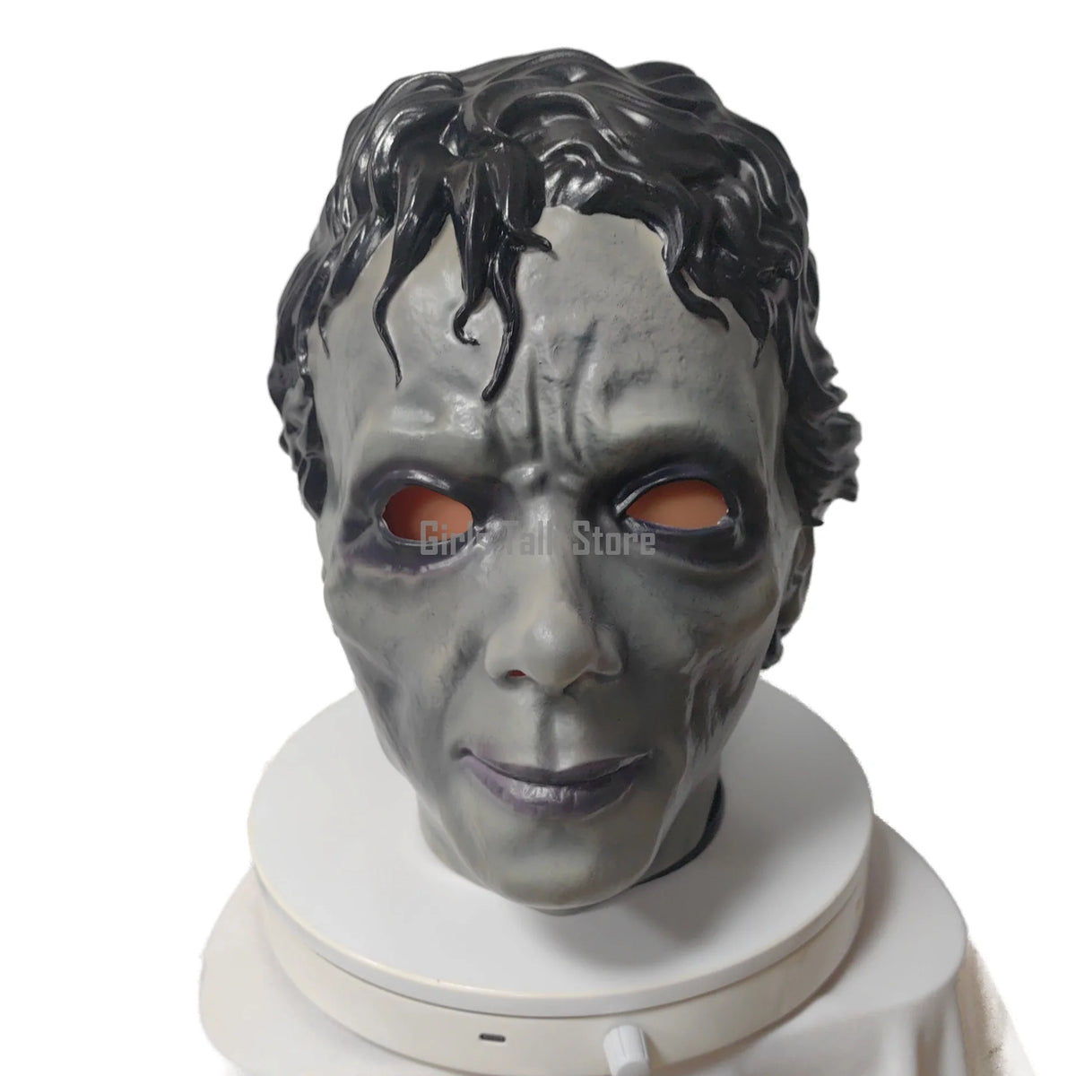 Máscara de látex de Michael Jackson, estilo zombie de terror, realista y aterradora, para cosplay, máscara completa para la cabeza, para Halloween, fiestas, carnaval, hombres y mujeres