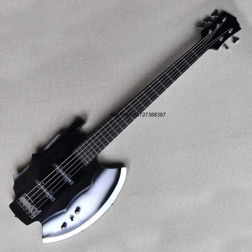 Bajo Eléctrico de 5 Cuerdas, Guitarra Personalizada con Diapasón de Palisandro