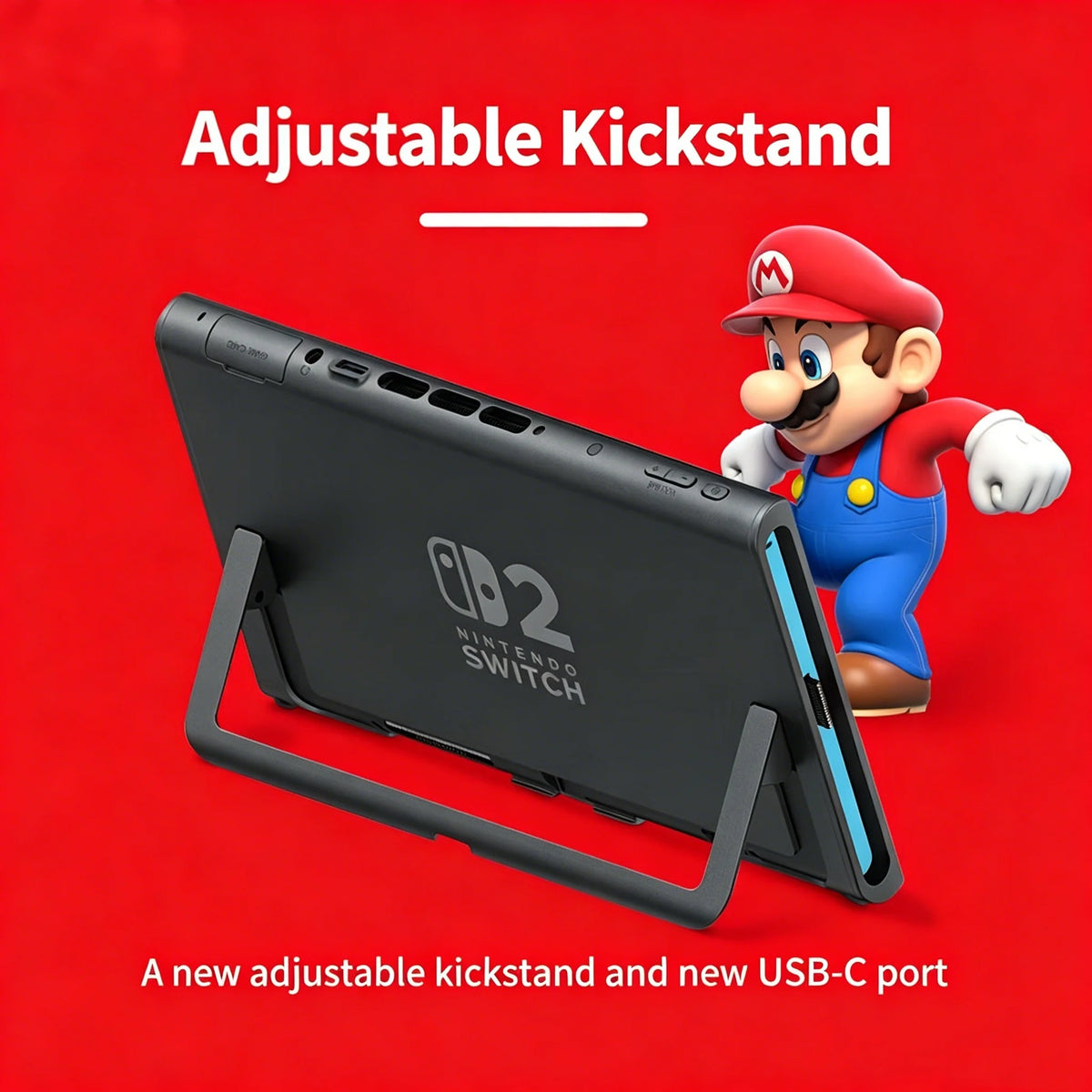 Consola de Juegos Original NS2 Nintendo Switch 2 |   Pantalla de 7.9 Pulgadas, Controlador Joy-Con, Audio Mejorado y Diseño Ajustable, Nuevo Modelo 2026