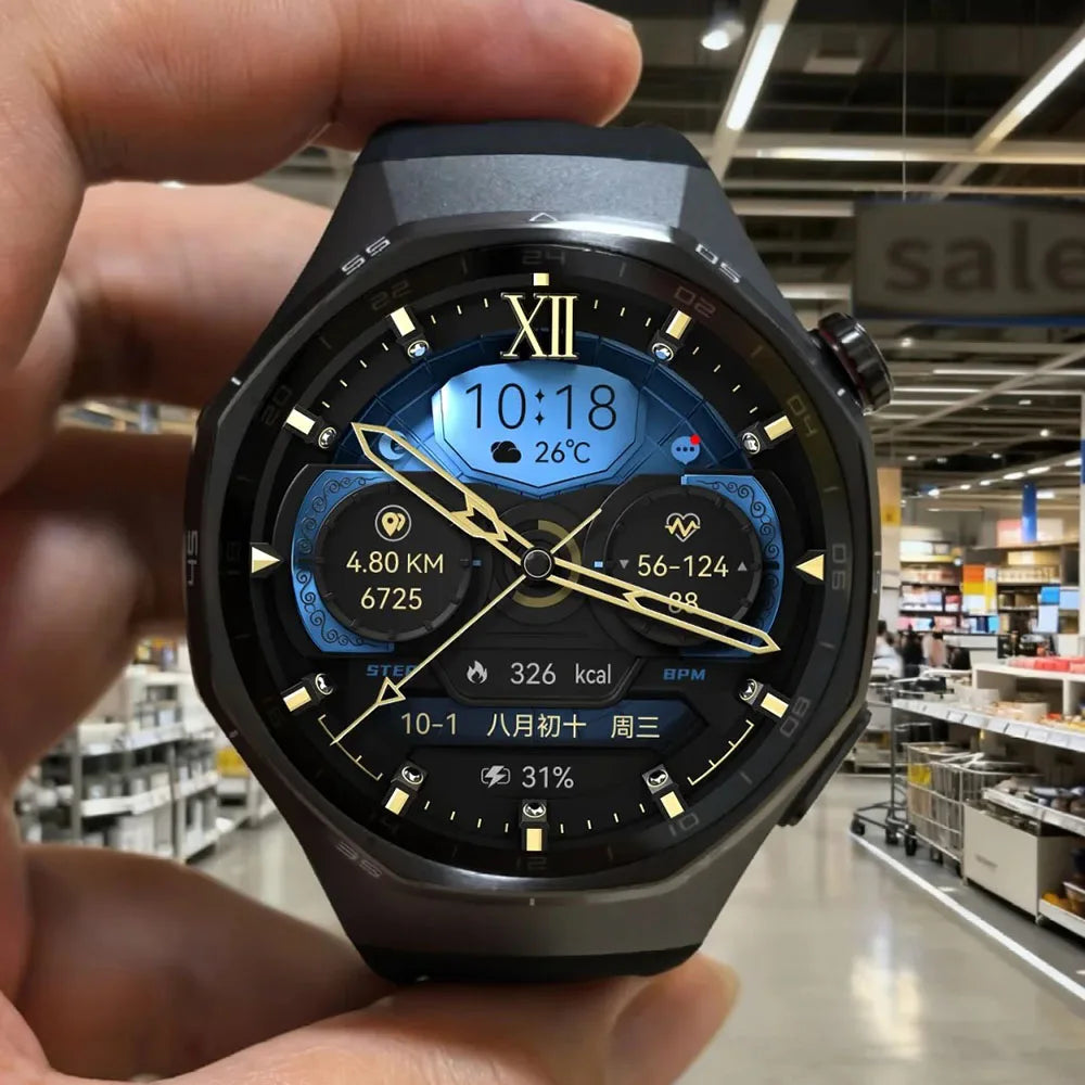 Reloj inteligente Huawei Watch GT 6 Pro 46mm, pantalla AMOLED de 1,47 pulgadas, GPS, compatible con llamadas Bluetooth para iOS y Android, versión global