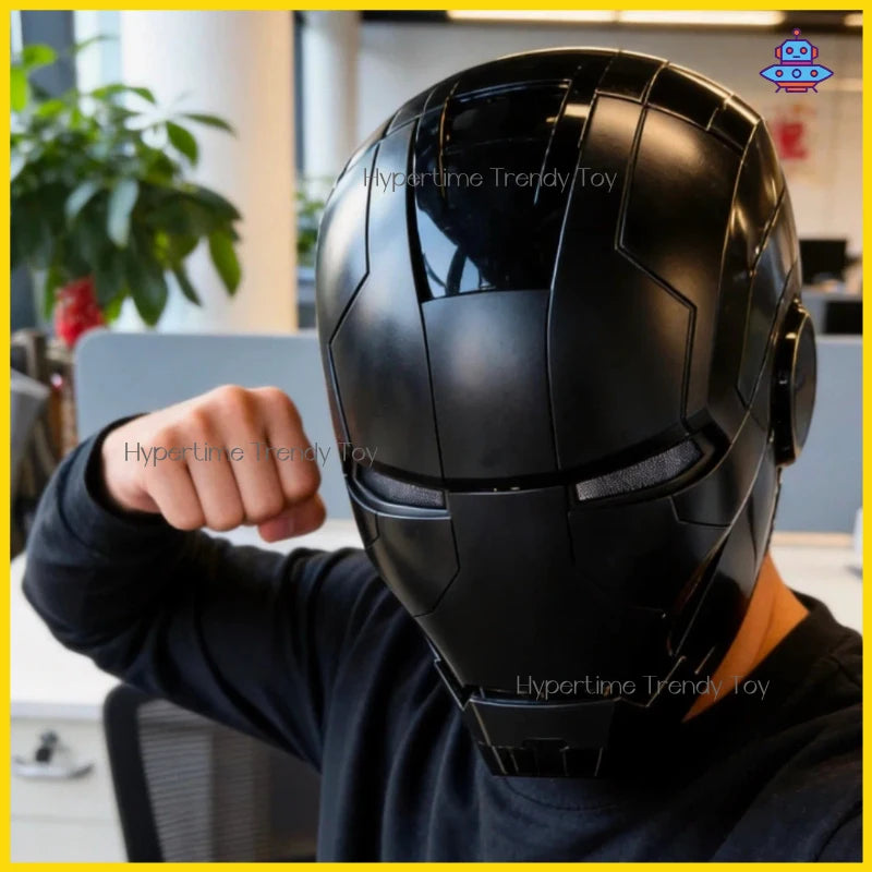 Casco de Iron Man con Control de Voz Inteligente, Réplica Exacta 1:1, Set Multiseries, Equipo de Exhibición Premium, Coleccionable de Alta Gama