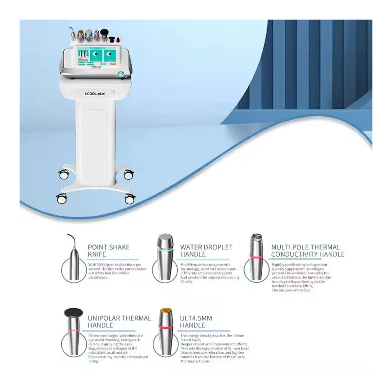 Equipo Portátil para Reafirmar y Tensar la Piel, Máquina de Belleza para Lifting Facial
