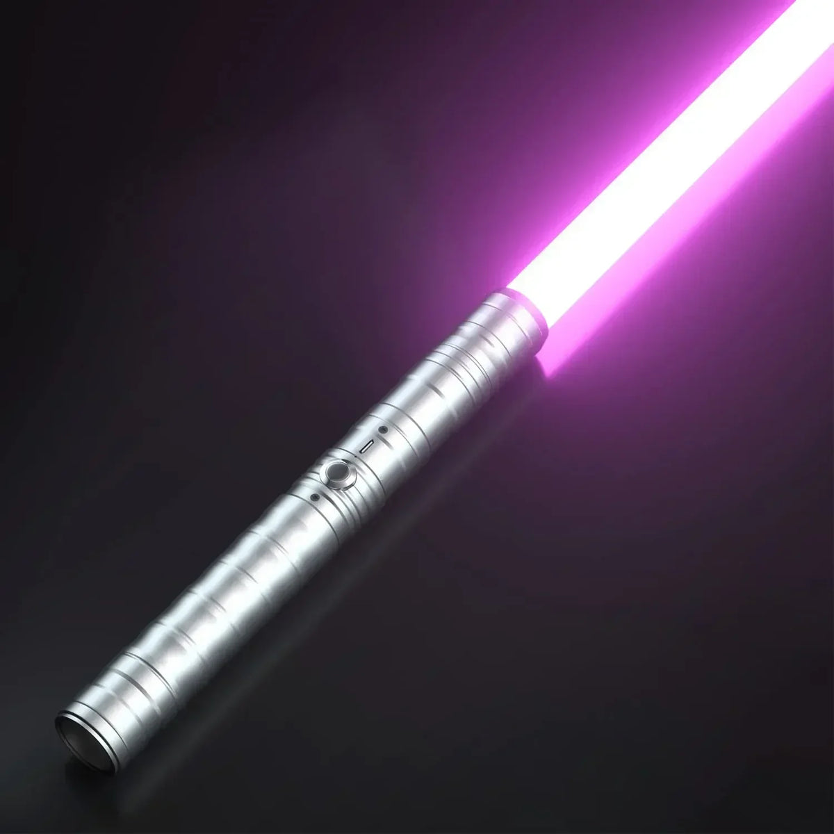WS Juguetes Láser de Sable de Luz, Espada de Luz RGB de Metal, Barra de Luz Kpop, Sable de Luz Rave, Juguete Intermitente