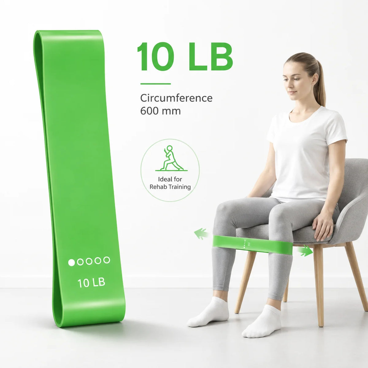 Juego de Bandas de Resistencia, Equipo de Gimnasio para Ejercicio en Casa, Bandas Elásticas para Entrenamiento de Fuerza y Agilidad, Equipo Práctico para Entrenamiento de Gimnasio y Boxeo