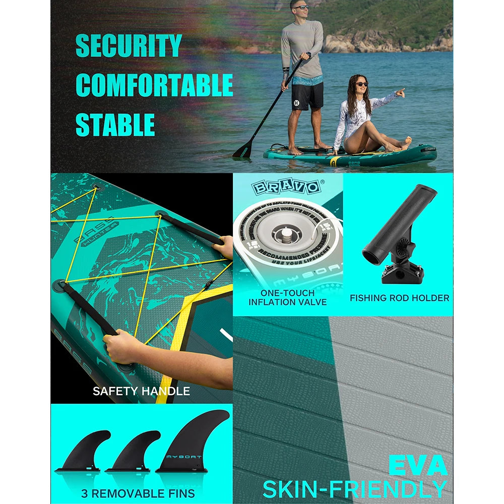 Tabla de Paddle inflable Myboat SUB impermeable 11&