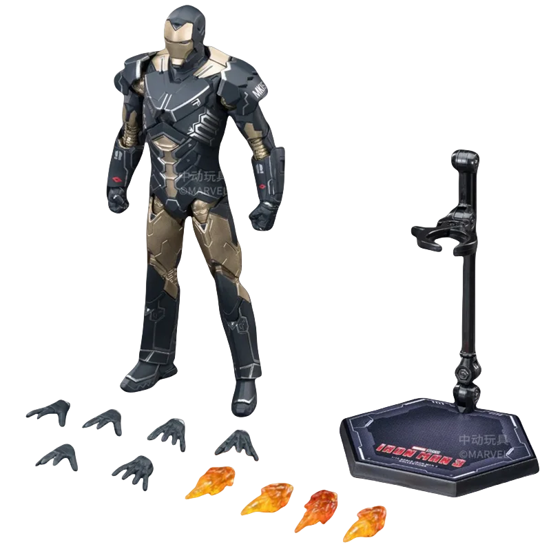 ZD Toys Iron Man MK15 MK16 máquina de guerra MK2 figura de acción Iron Man Mk47 MK35 pargo rojo 1/10 escala Iron Man colecciones regalo
