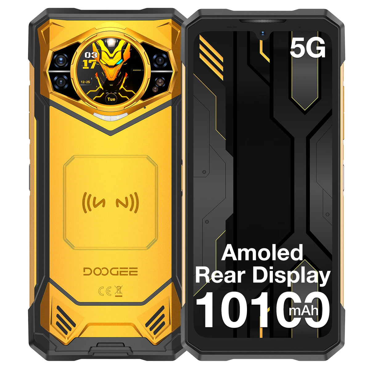 Smartphone robusto DOOGEE S200 5G 32GB 512GB pantalla IPS FHD 120Hz batería mAh dimensiones teléfonos