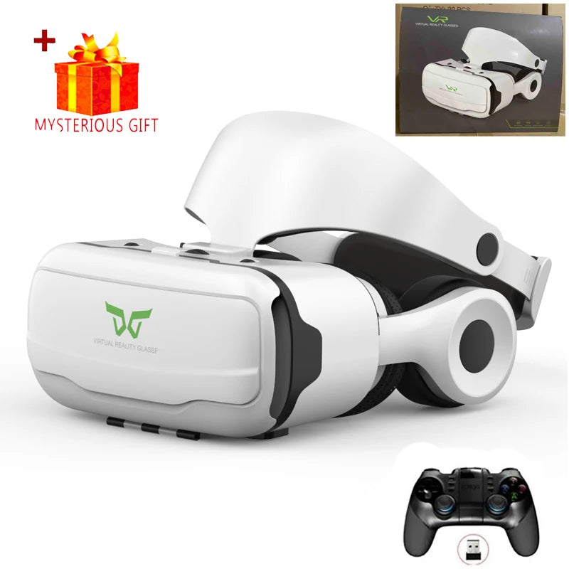 Shinecon-gafas de realidad Virtual VR, auriculares 3D, dispositivo Viar, lentes de casco inteligentes, gafas para teléfono móvil, auriculares para teléfono inteligente