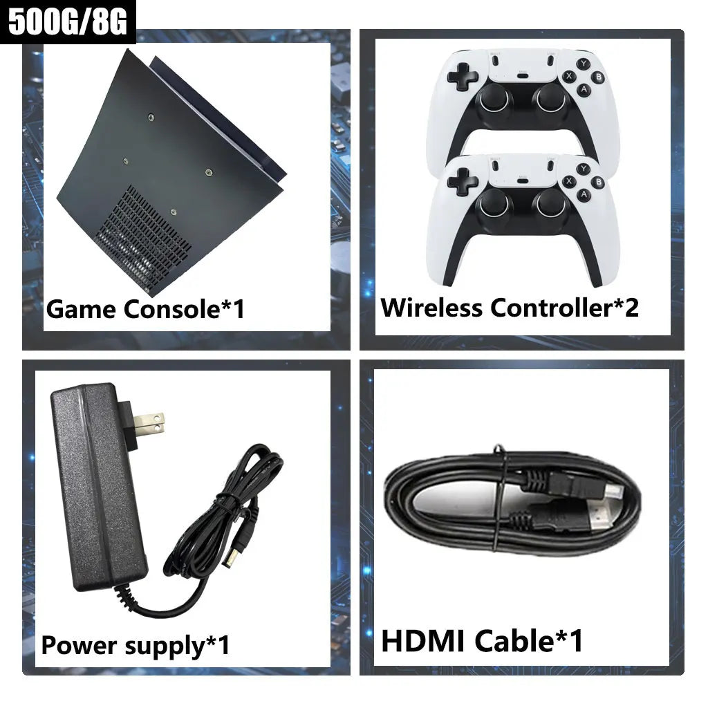 Nueva CPU AC1 Pro Actualizada con Sistema Dual, Funciones de Win11, 2/4 TB de ROM, 8/16 GB de RAM y Más de 99,999 Juegos para Switch, PS2, PS3, XBOX, NGC