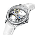 Reloj OLEVS de moda con diseño hueco creativo, marca de lujo, mecánico automático, resistente al agua para mujer, reloj mujer