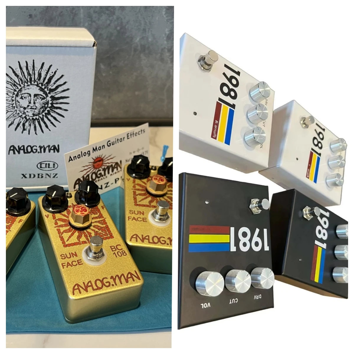 Pedal de Efectos para Guitarra 1981 Stompbox Overdrive, Pedal de Overdrive BC108 Fuzz XDBNZ