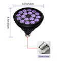 Lámpara de bronceado ultravioleta, lámpara Solarium de 54W para bronceado, cuidado de la piel corporal, 18 LED, cuidado de la piel para lámpara de luz de piel bronceada de 460nm y 480nm