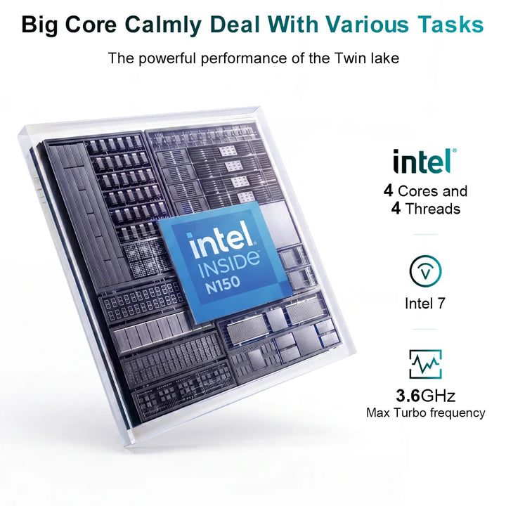 Ninkear S13 Neo Portátil Tablet 2 en 1, Pantalla IPS 3K de 13 Pulgadas Formato 3:2, Intel N150, Teclado Magnético Desmontable, Batería de Larga Duración, Conectividad Versátil y Funciones de IA