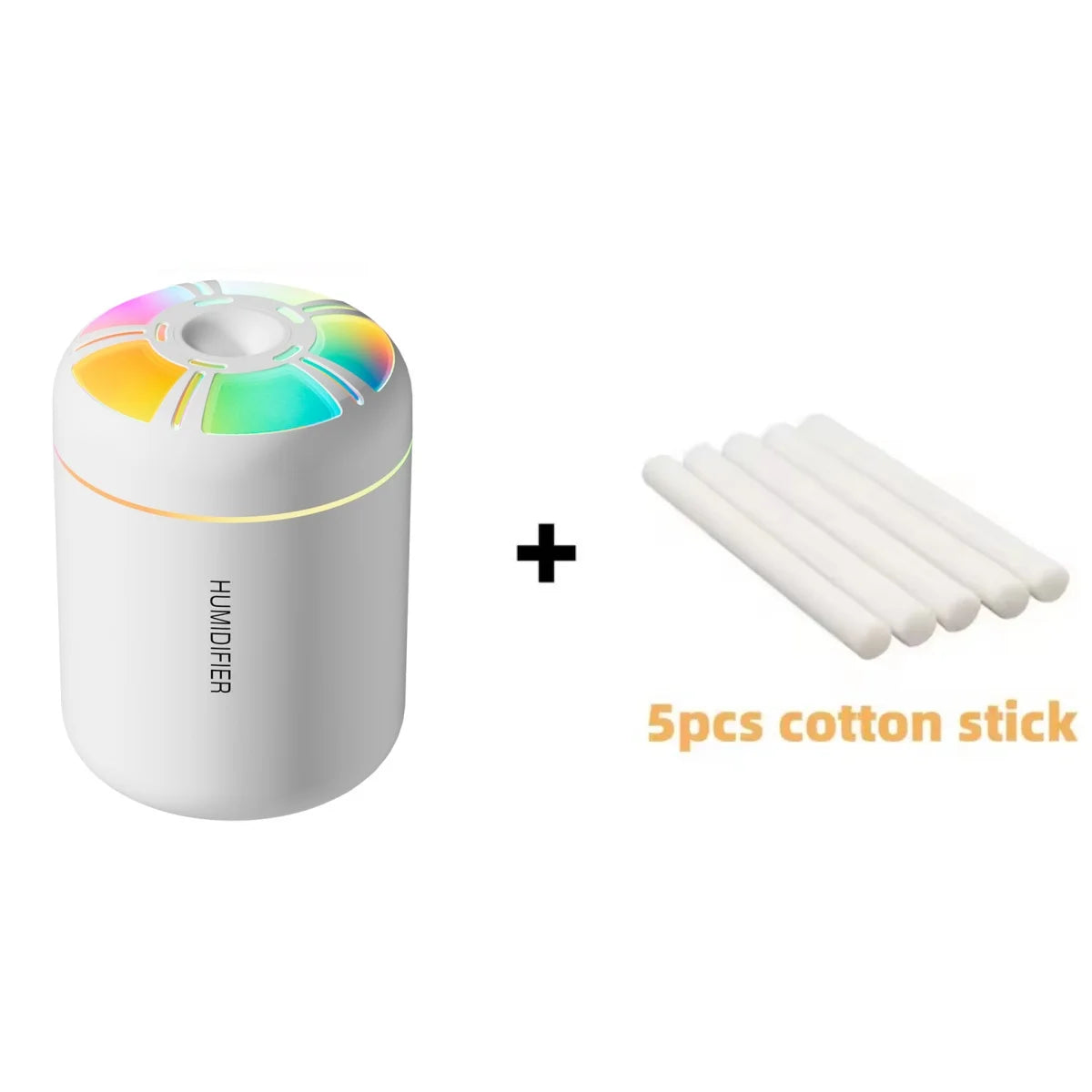 Mini humidificador de aire eléctrico de 180ML, difusor de Aroma USB, purificador de aceites esenciales, luces de Color de aromaterapia para coche, hogar y dormitorio