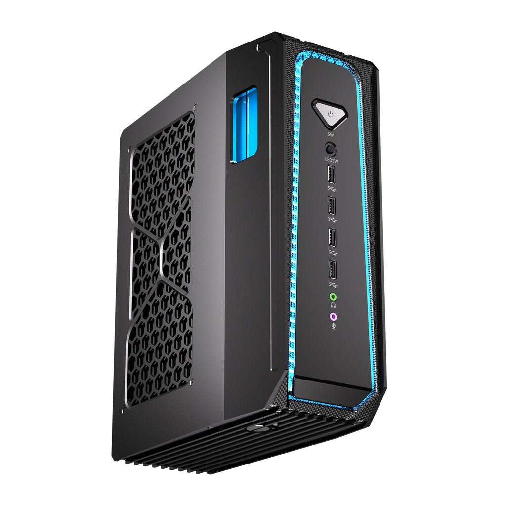 Msecore Intel Core I9-14900KF RTX5070, Tarjeta Gráfica Dedicada, Refrigeración Líquida, Mini PC, Windows 11, Computadora de Escritorio para Juegos, DDR5 NVME WIFI6E
