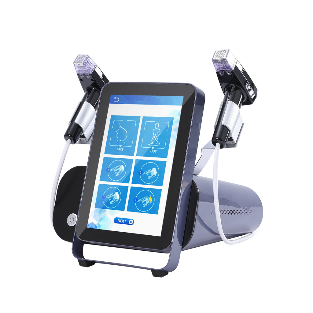 Dispositivo para el Cuidado de la Piel, Máquina Reafirmante Ultra 360 2 en 1 para Rostro, Cuello y Cuerpo, Favorece la Renovación de la Piel, Spa Portátil para el Hogar, Longitud de la Aguja