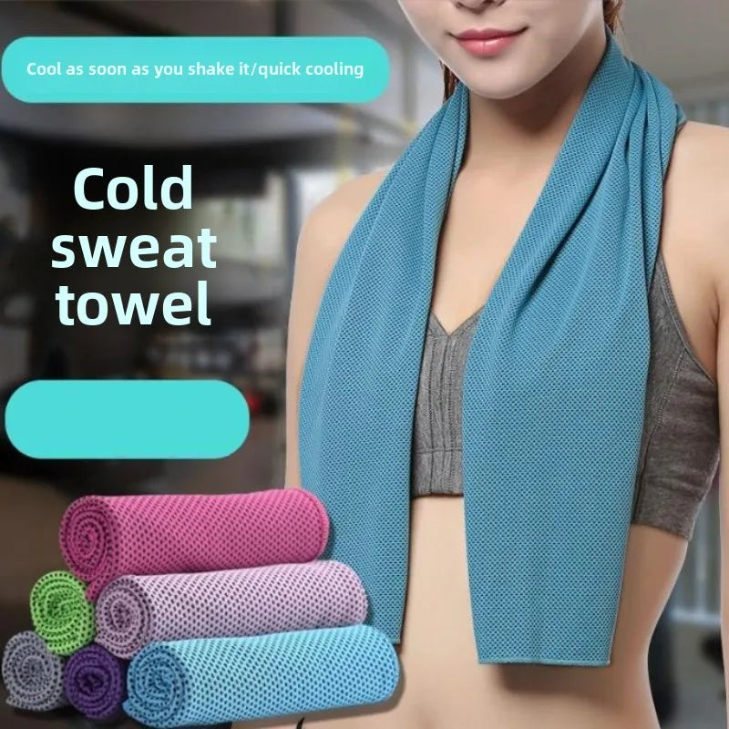 Toalla refrescante de microfibra de alivio instantáneo, toallas frescas, envoltura para el cuello, trapos fríos para deportes, Fitness, Camping, ciclismo y senderismo