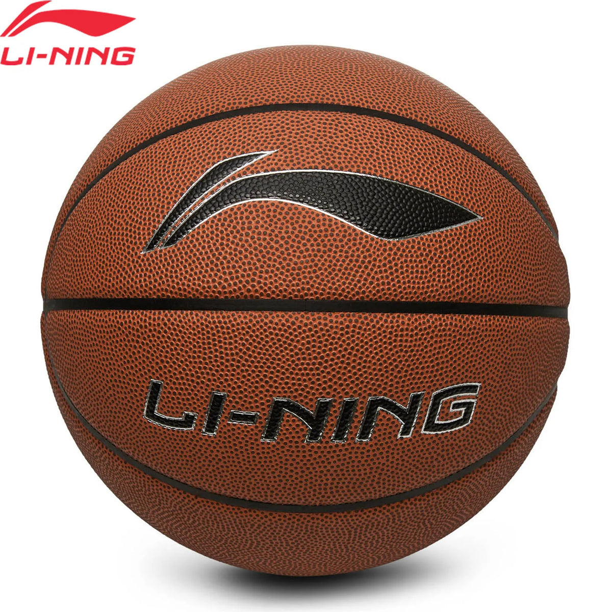 Balón de Baloncesto Li-Ning Unisex B6000 Passion, Talla 7, Sin Inflar, Estable y Duradero, Balón de Baloncesto Básico para Exteriores LiNing ABQW013