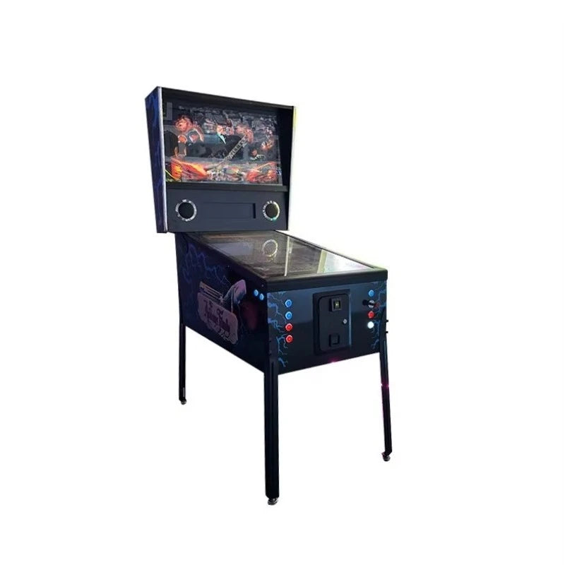 Máquina de Pinball Virtual 4K de 32 Pulgadas, Venta Caliente 2026, Más de 800 Juegos, Funciona con Monedas, Videojuegos 3D, Idioma Inglés, Metal y Plástico, Personalizable