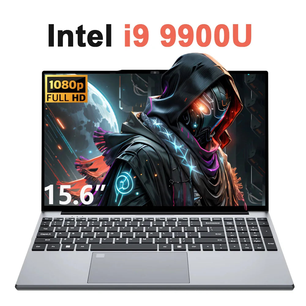 Nueva computadora portátil de 15.6" Intel i9-10980HK/9900U, PC Windows 11, teclado retroiluminado, 16GB RAM, 1TB SSD, computadora para oficina y estudio