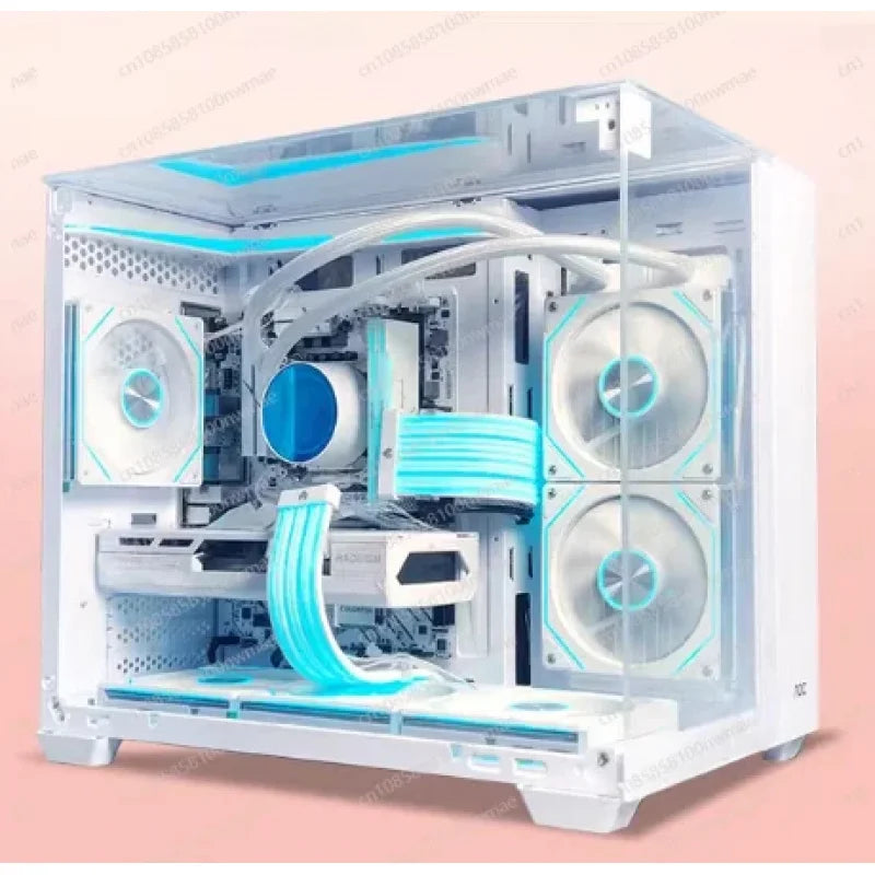 PC de Escritorio para Juegos 2025, Nuevo Estilo, Core I7 14ª Gen. 14700K, 16G DDR5, RTX5060, con Torre Media ATX y Ventilador, para Negocios y Juegos