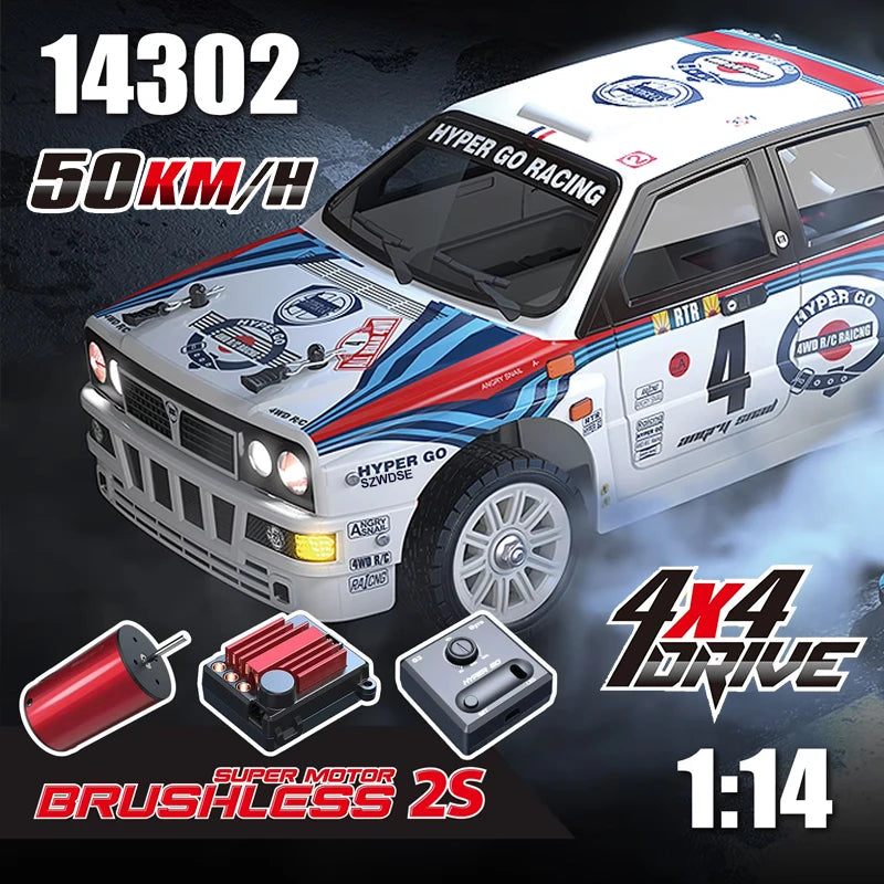 Coche teledirigido MJX Hyper Go 1:14 2.4G 4WD eléctrico de alta velocidad todoterreno Monster Truck para niños