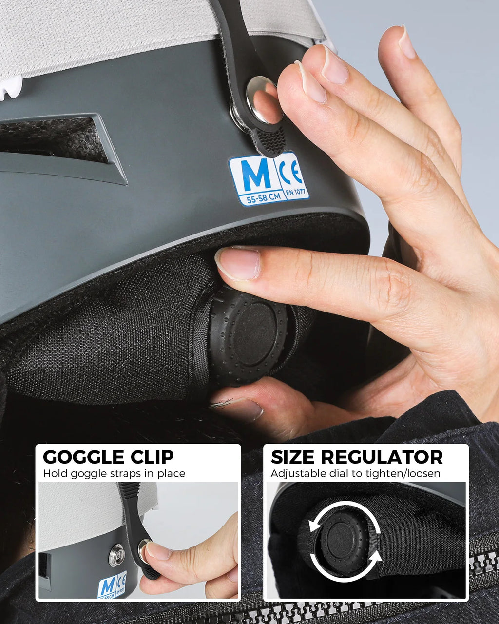 Cascos de esquí de invierno VICTGOAL con forro térmico, cascos de seguridad a prueba de frío para hombres y mujeres, para snowboard, skateboard, esquí y deportes, equipo de protección para la cabeza.
