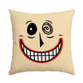 1 ud./4 Uds. Funda de almohada de Halloween, expresiones de terror de Halloween, decoración del hogar, funda de cojín para sofá y sala de estar