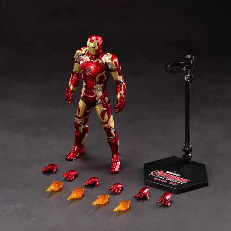 Figura de Acción Original ZD TOYS MARVEL INFINITY SAGA IRON MAN MK41/25/33/40/35/36/45/28/32/1/17/War Machine, Modelo Coleccionable