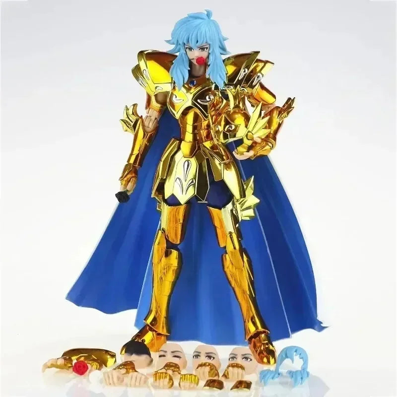 En stock: Figuras de acción de los Caballeros de Oro de Saint Seiya Myth Cloth EX: Capricornio Shura / Leo Aiolia / Aries Mu / Libra Dohko / Virgo