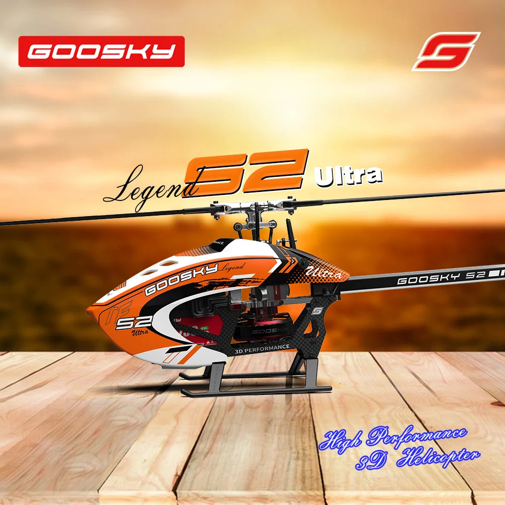 NUEVO en Stock 2025, GOOSKY S2 Ultra LEGEND, La Experiencia Definitiva, Helicóptero 3D de 6 Canales