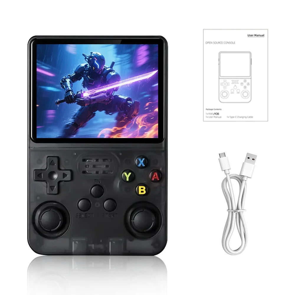 Consola retro portátil R36S, emulador de juegos de mano, pantalla HD, sistema Linux de código abierto con cuatro núcleos, máquina de bolsillo