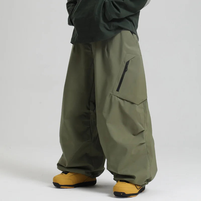 Pantalones de Nieve Holgados para Hombre y Mujer 2026, Pantalones Deportivos para Snowboard y Esquí, Impermeables, Resistentes al Viento, Aislantes, Transpirables para Adultos