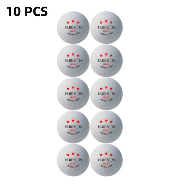 Huieson pelotas de Ping Pong profesionales de 3 estrellas ABS + nuevo Material pelotas de tenis de mesa para Robot de entrenamiento multibalas
