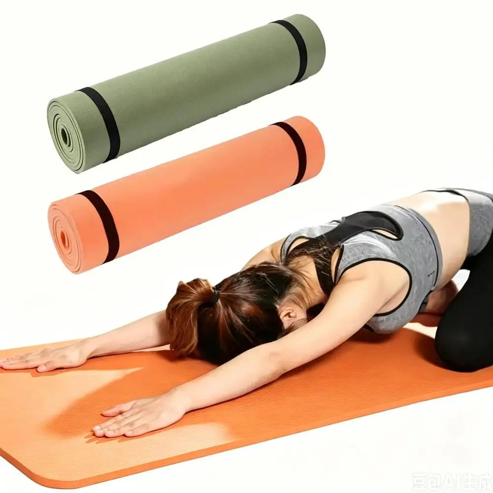 1PCS Tapete de Yoga Plegable para Ejercicio, Tapete de Pilates, Tapete de Espuma Gruesa y Cómoda para Entrenamiento, Tapete Portátil para Viajes y Ejercicio