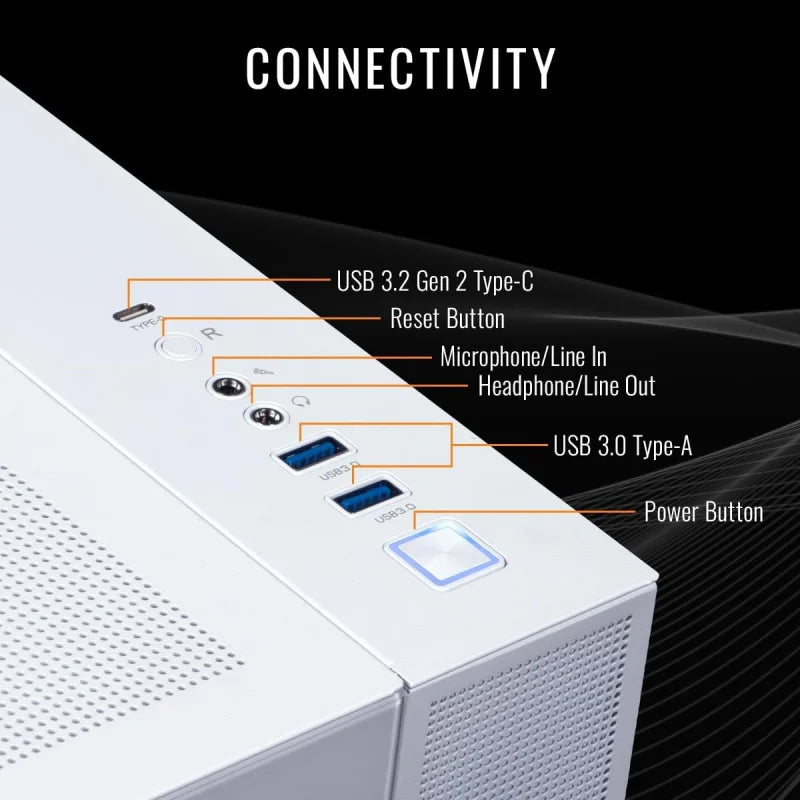 Computadora de Escritorio para Juegos i1480S-380 Core ™   i9-14900KF, Memoria ToughRam de 32GB DDR5 6400MT/s RGB, NVIDIA ®   GeForce RTX ™   5080, 1TB NVMe M.2, Wi-Fi