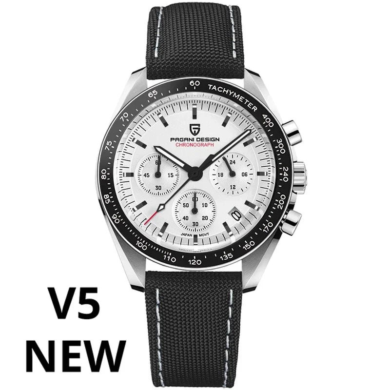 Relojes para hombre PAGANI DESIGN AK Project Mars 2026, reloj de cuarzo de lujo para hombre, cronógrafo deportivo con cristal de zafiro AR, fecha automática